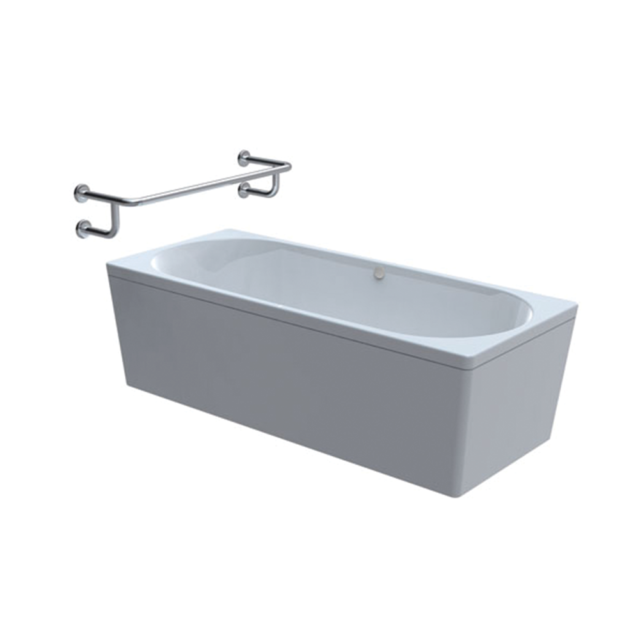 B3 - BATH GRABRAILS - Single Rail Wall Fixed