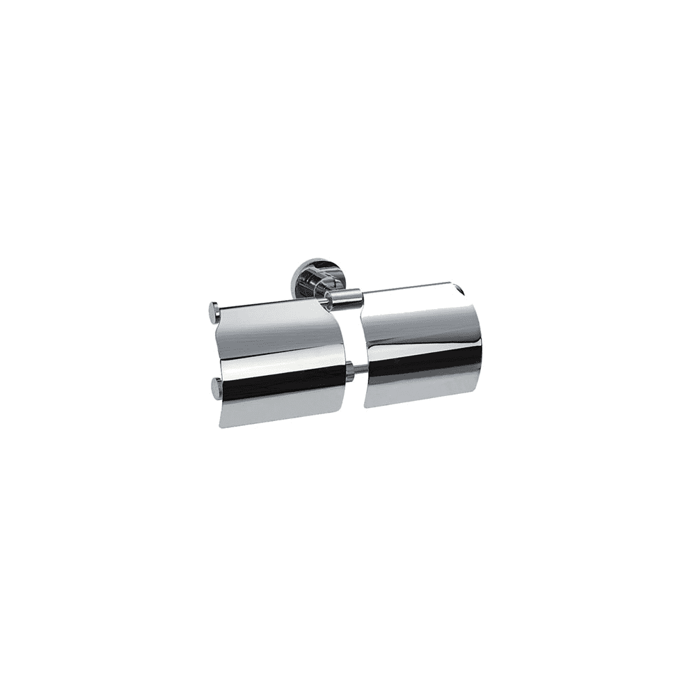 double toilet roll holder with roll cover