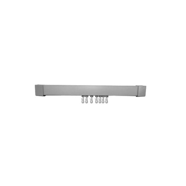 EGC3 - SHOWER CURTAIN TRACKS - Straight Aluminium