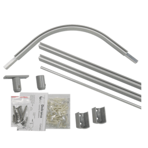 corner curtain track kit